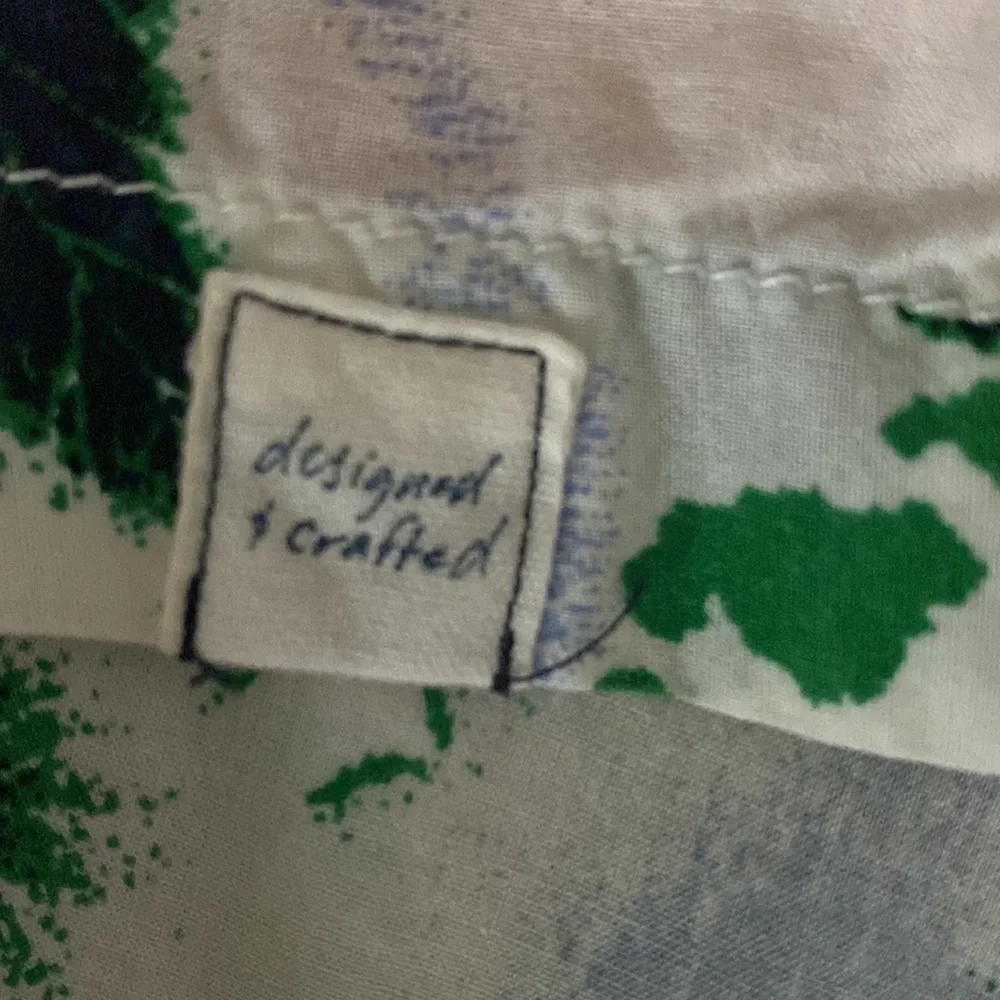 Gap Shrunken Boyfriend Floral Button Down Shirt XS